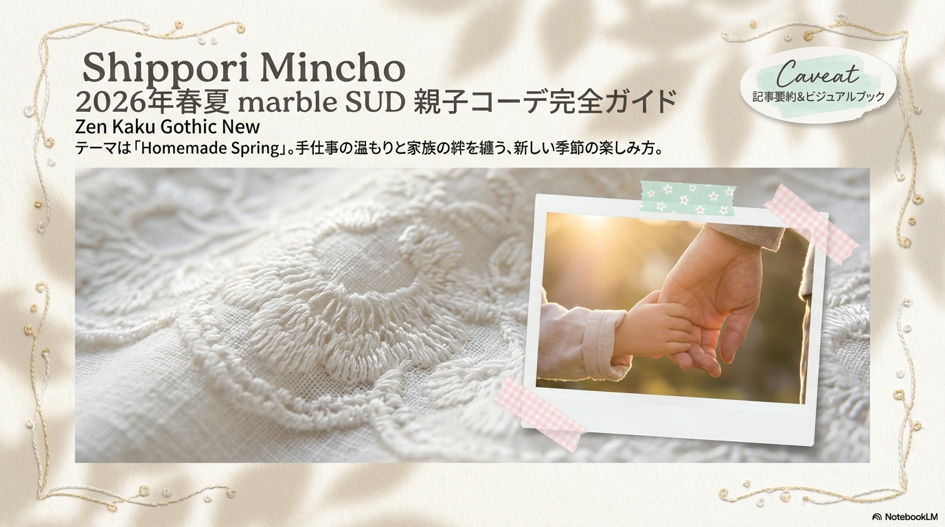 マーブルシュッド新作2026親子コーデを楽しむ完全ガイド