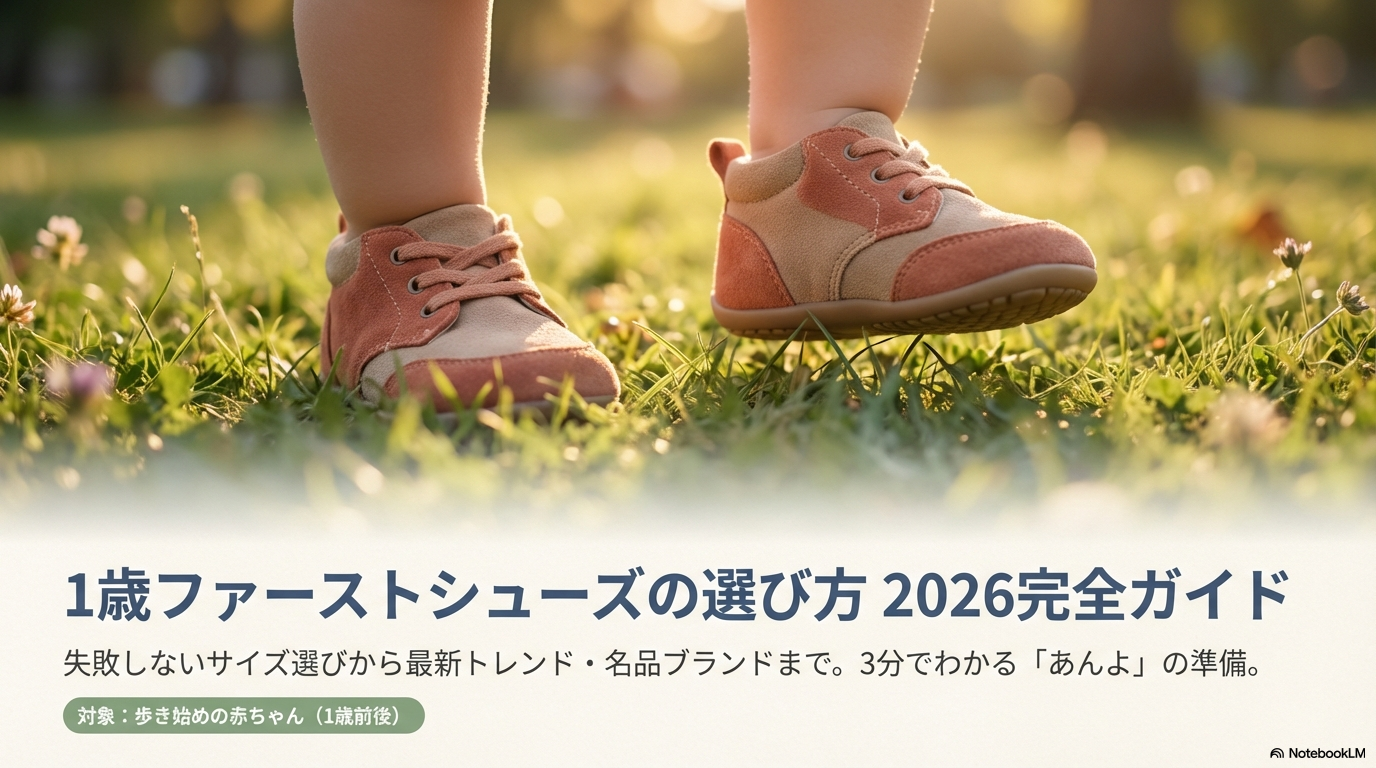 1歳ファーストシューズの選び方2026おすすめブランド完全ガイド